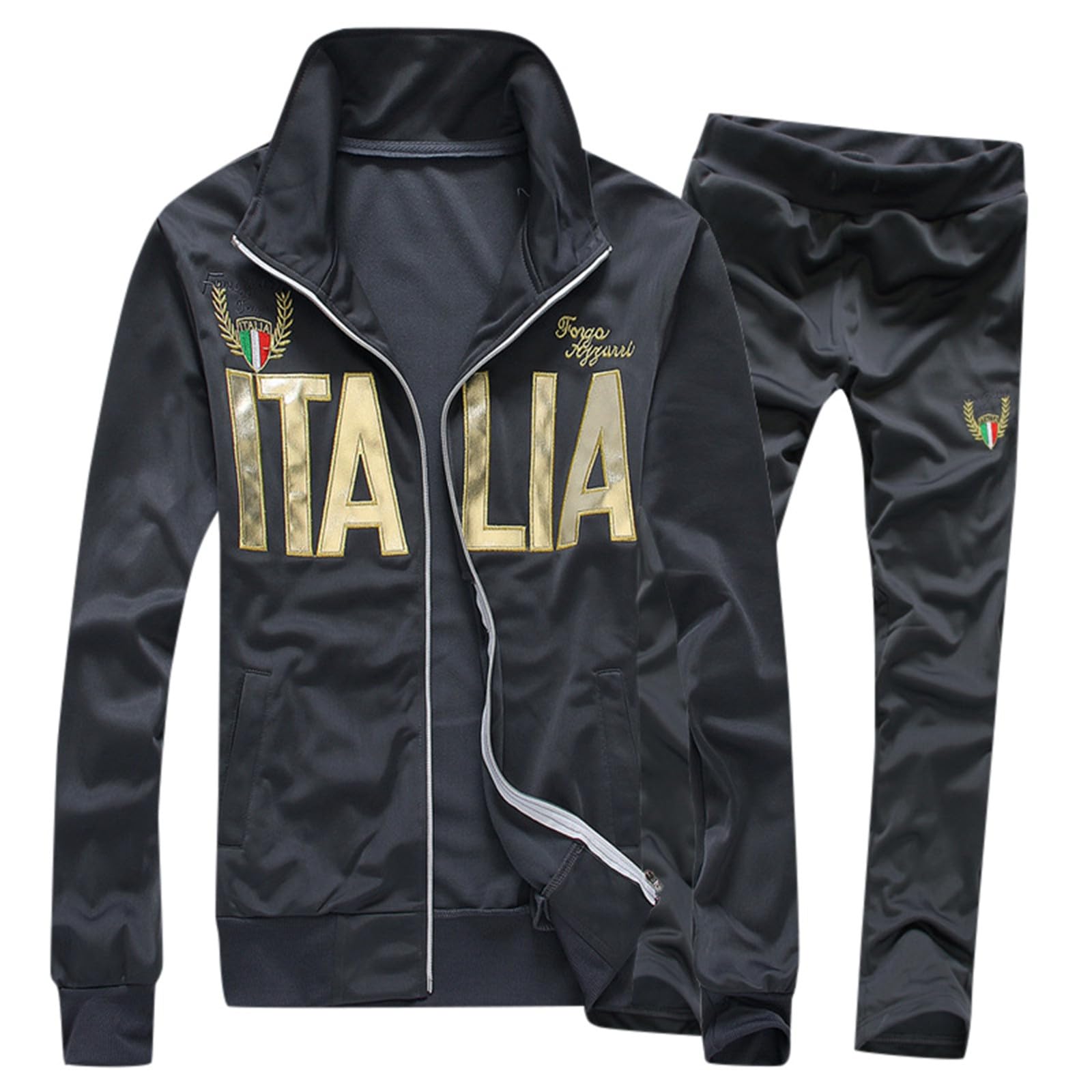 Chándal para hombre de manga larga, traje deportivo de poliéster, traje de ocio, hip hop, pantalones de chándal y chándales para hombre, conjunto de chándal de manga larga, traje de casa de