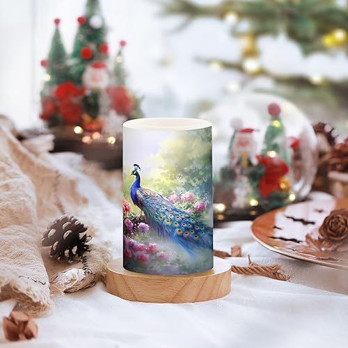 Vista 62 de Velas parpadeantes sin llama, velas LED moradas de mariposa lavanda con temporizador remoto, juego de 2 velas a pilas para San Valentín, boda