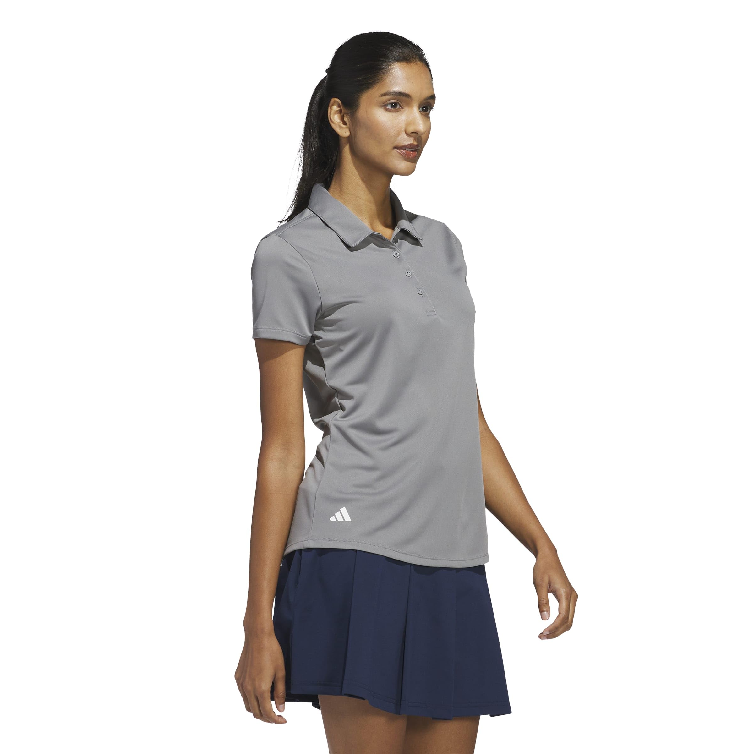 adidas Damen Solides Performance-Poloshirt für Damen, Kurzärmelig Golfhemd