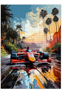 artboxONE-Puzzle XL (1000 Teile) Sport/Motorsport Autos Rennsport Kunst A - Puzzle Formel 1 Auto autorennen
