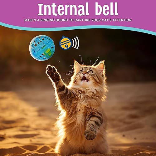 Miniatura 3 de SPOT by Ethical Products  Juguetes clásicos para gatos de interior  Juguetes interactivos para gatos  Pelotas ratones Juguetes de hierba gatera