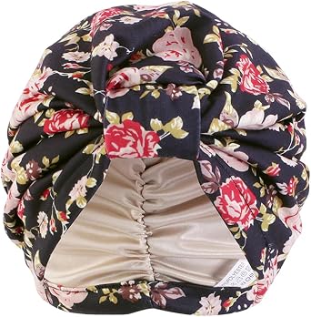 Chemo Headwear Turbans for Women Satin Lined Beanie Chemo Caps Head Wraps
