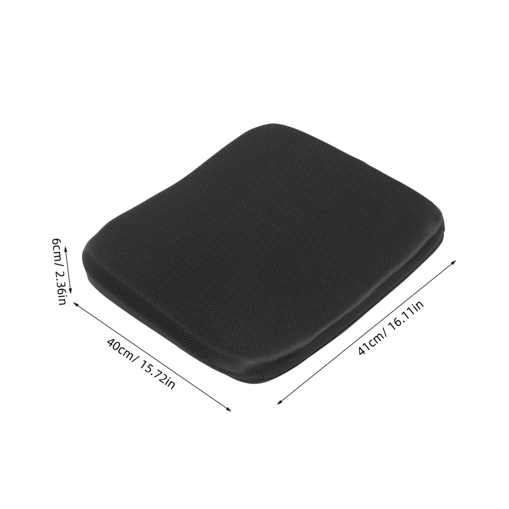 Cojín Elevador para Asiento de Coche Negro, Antideslizante