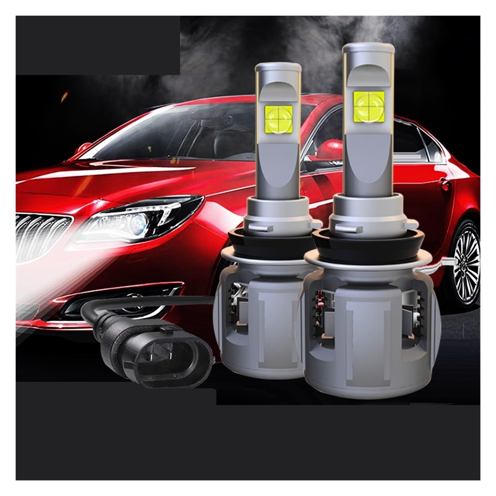 2 uds XHP70 Chip 120W H7 LED faro de coche H4 lámpara LED H11 D2S D2H H1 9005 9006 9012 bombillas 5500K 6000K 30000LM luces antiniebla automáticas 12V(5500K,H7)