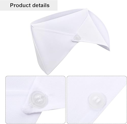 Miniatura 3 de Haysandy Conjunto de disfraz de enfermera - 10 gorras blancas de enfermera con diademas, 20 pines de enfermera