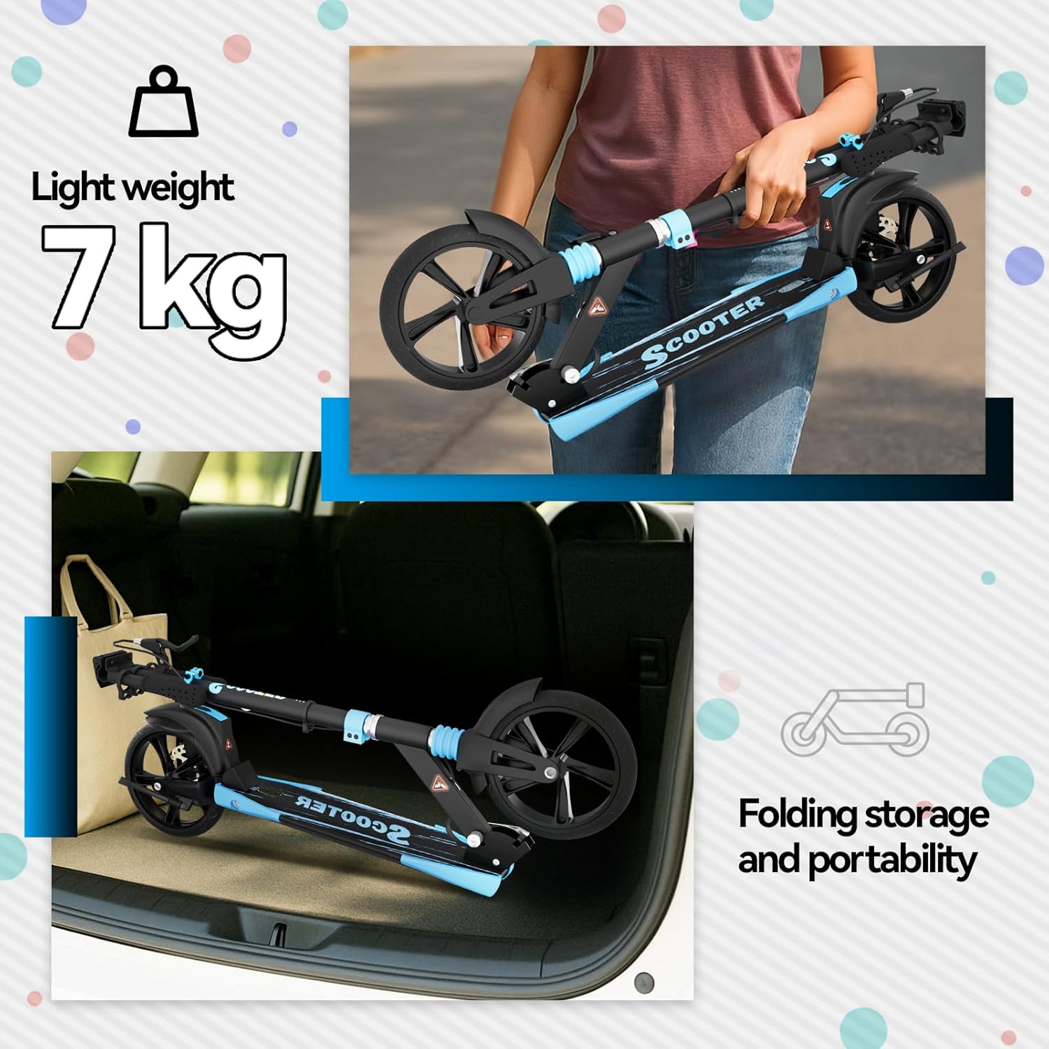 Roller platform és kormány részlete