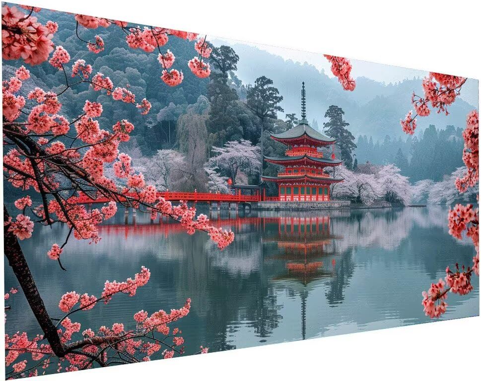 Kit Broderie Diamant Architecture et Peintures Arts | Toile 50x100 cm