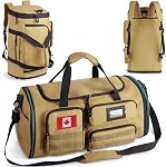 Expandable Gym Bag for Men,Tactical Large 3 in 1 Sports Duffle Bag with Shoes Compartment,Water Resistant Sports Gym Tote Bags Multi-Functional Weekend Travel Backpack Overnight Bag