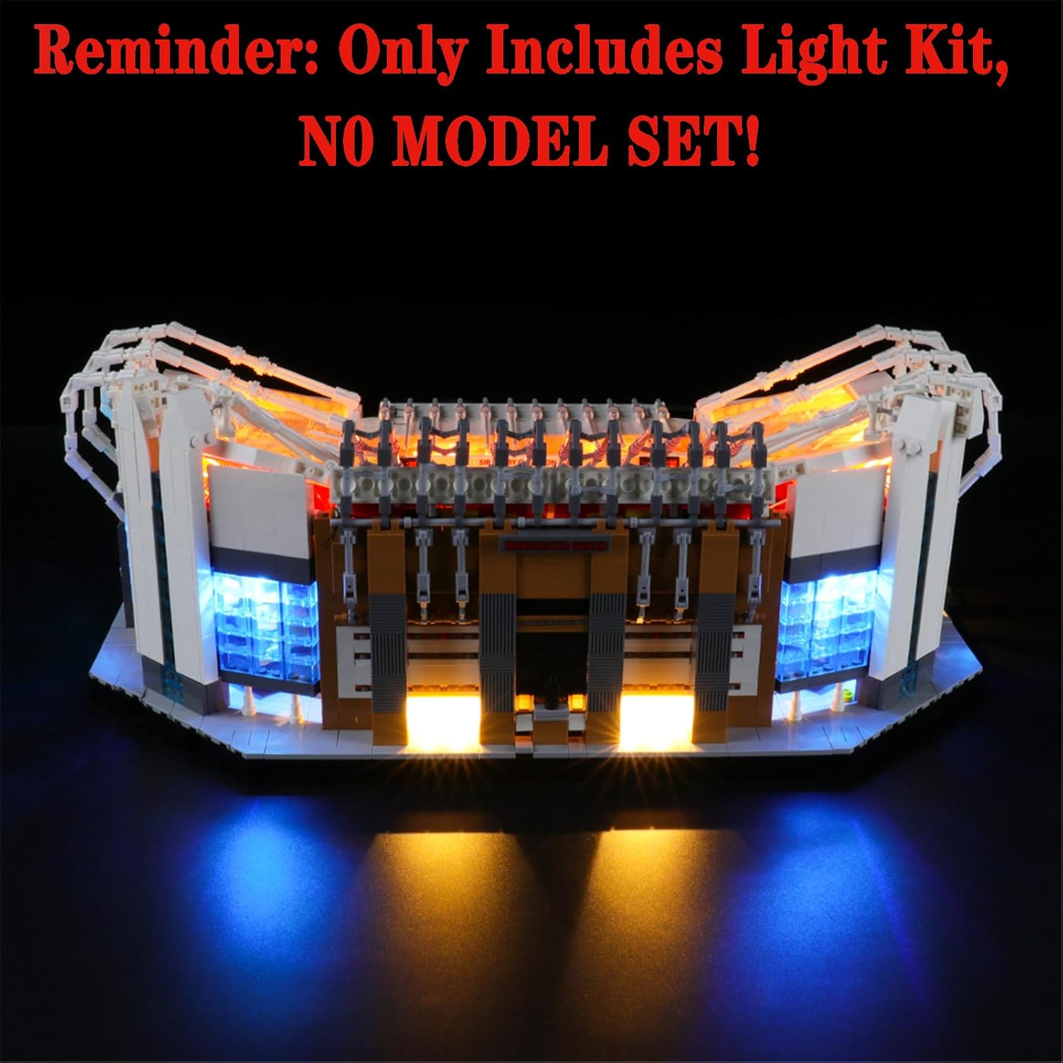 LED Light Set Compatible with Lego 10272 Old Trafford - Manchester United Creator Expert Building Blocks Model - Model Set NOT Included