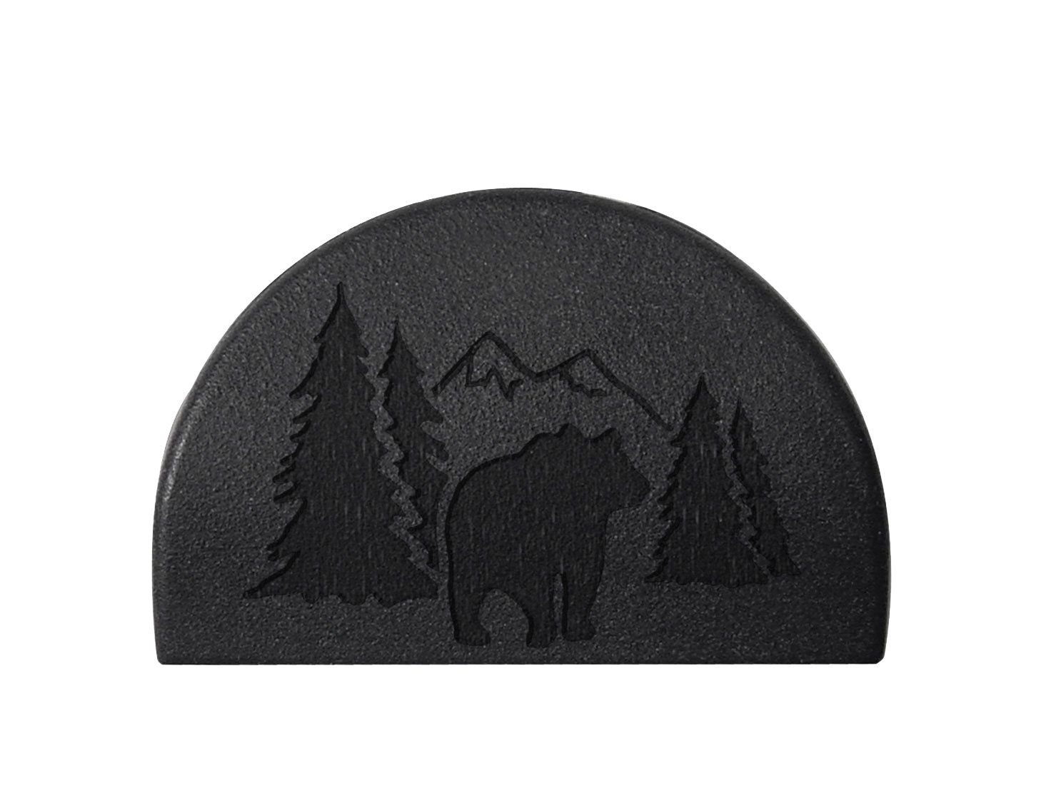 NDZ Performance Jentra JP-1 Grip Slug Plug for Glock 17 19 20 21 22 23 24 31 32 34 35 37 38 GEN 1-3 Custom Engraved - Bear Silhouette Scene 2