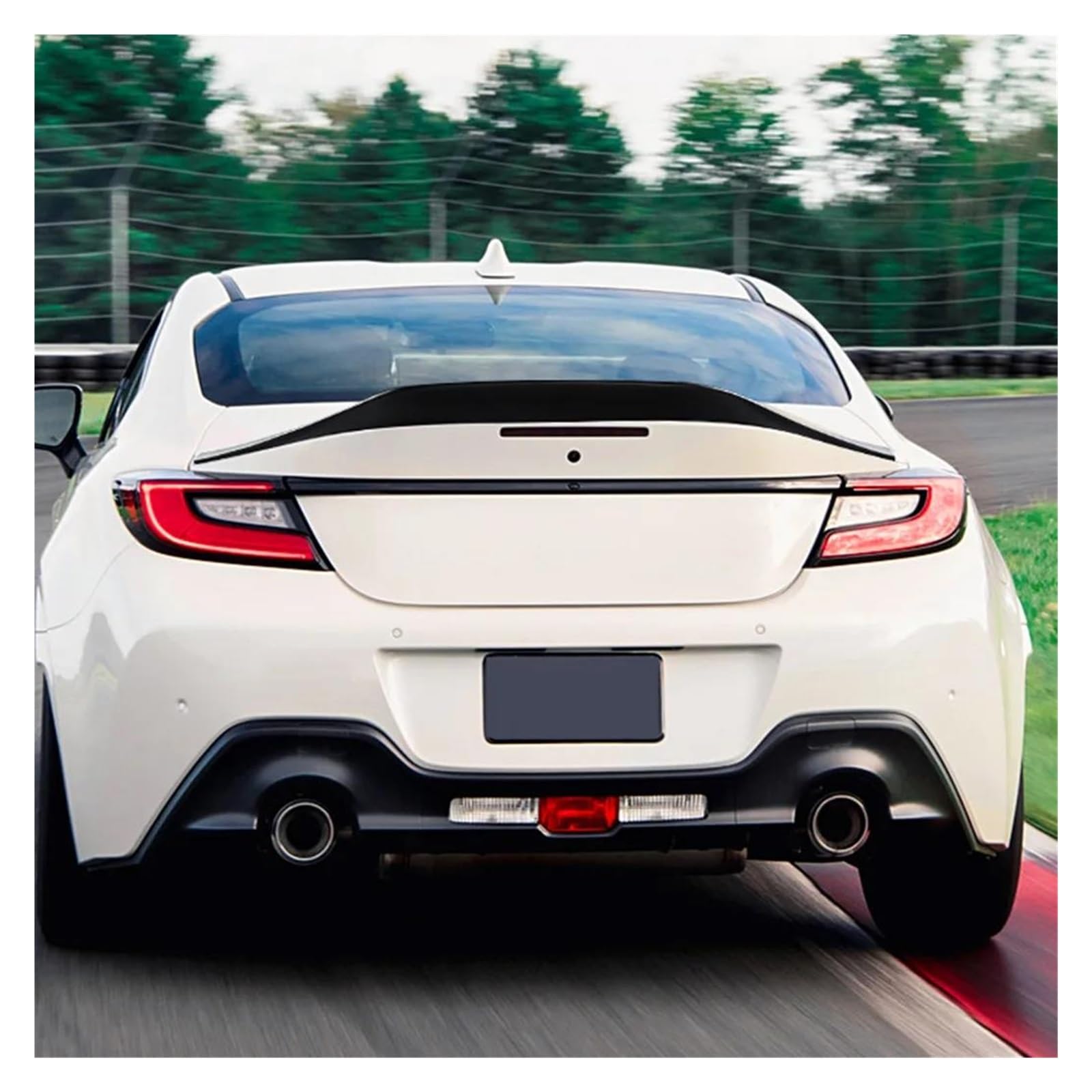 Alerón Coche Alerón Trasero para Toyota GR86 2022-2025, alerón de Maletero, moldura Tapa, Borde Divisor ala Trasera(Negro Brillante)