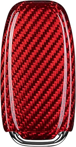 Miniatura 3 de M.JVisun Funda para llavero de fibra de carbono auténtica para Audi A4 A4L A5 A6 A6L A7 A8 Q5 Q8 R8 RS4 RS5 RS6 RS7 S4 S5 S6 S7 S8 SQ5 Smart Car