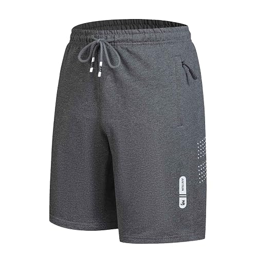 Mens Shorts Casual Gym Athletic Workout Running Sweat Cotton Stretch