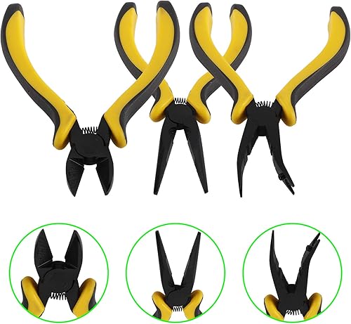 Miniatura 6 de Kit de herramientas RC Juego de caja 10 en 1 Destornillador Alicates Reparación hexagonal para helicópteros multirotores