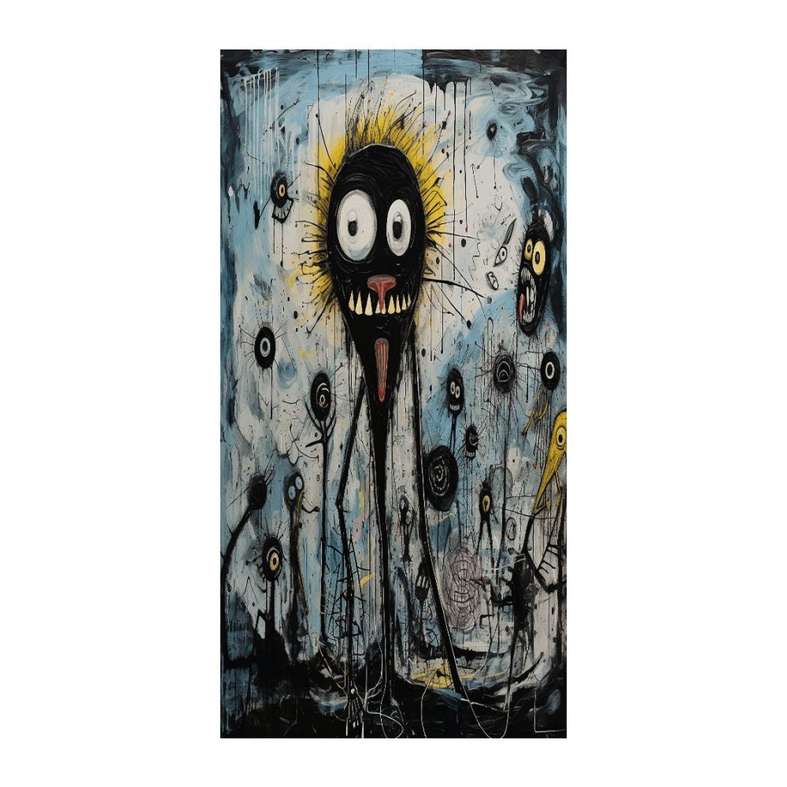 Fekiloot Style Gothic Pictures Door Curtain Room Divider Curtains