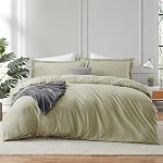 Hearth & Harbor Purple Duvet Cover King Size - 3 Piece King Duvet Cover Set, Soft Double Brushed King Duvet Covers with Button Closure, 1 King Size Duvet Cover 104x90 inches and 2 Pillow Shams