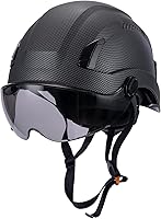 Land Helmets EcoPro Vented Safety Helmet - ANSI Z89.1 Type 1 Class C, OSHA Approved, Lightweight 6-Point Suspension for Arborists & Industrial Use