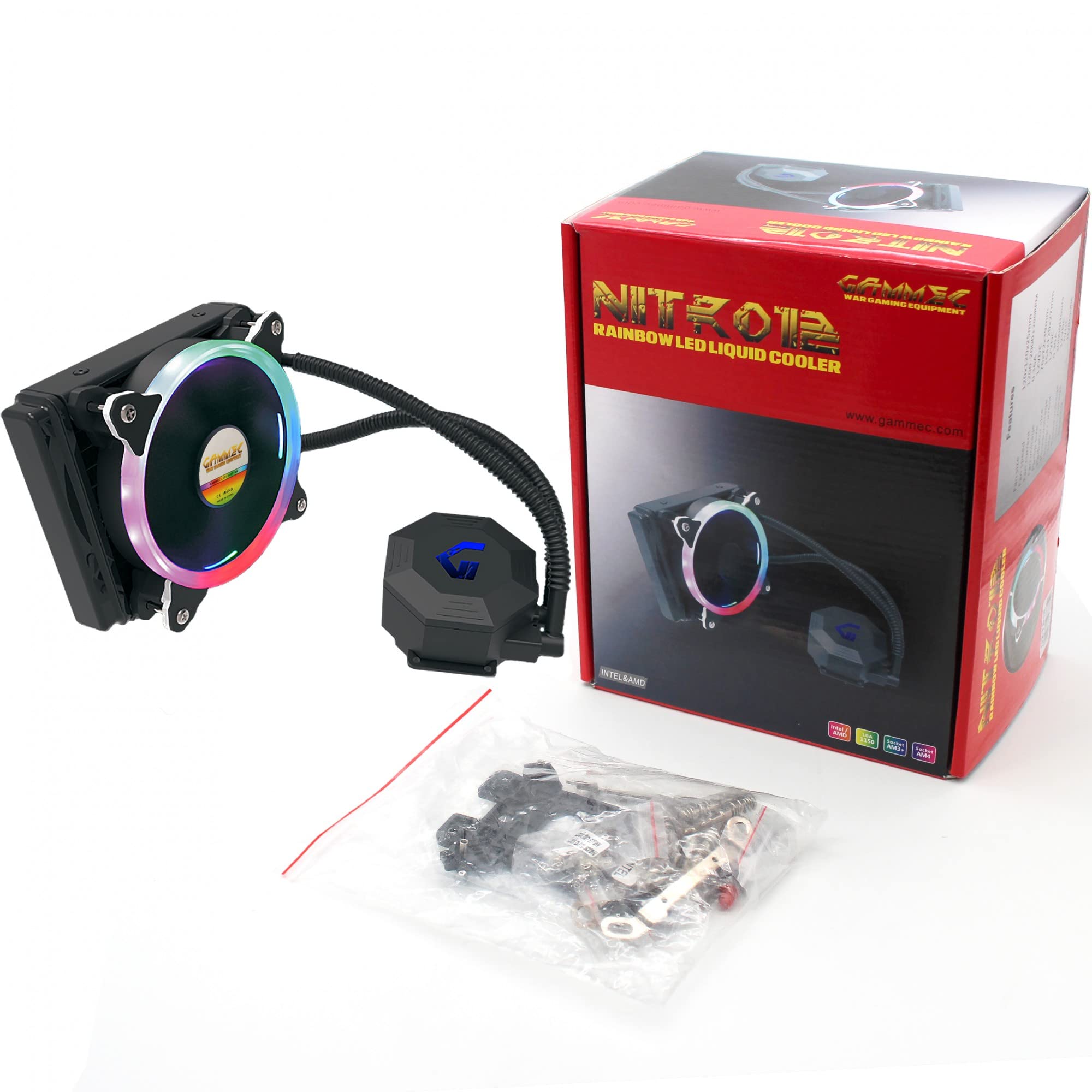 Water Cooler NITRO120 refroidissement PC silencieux Intel AMD - 2