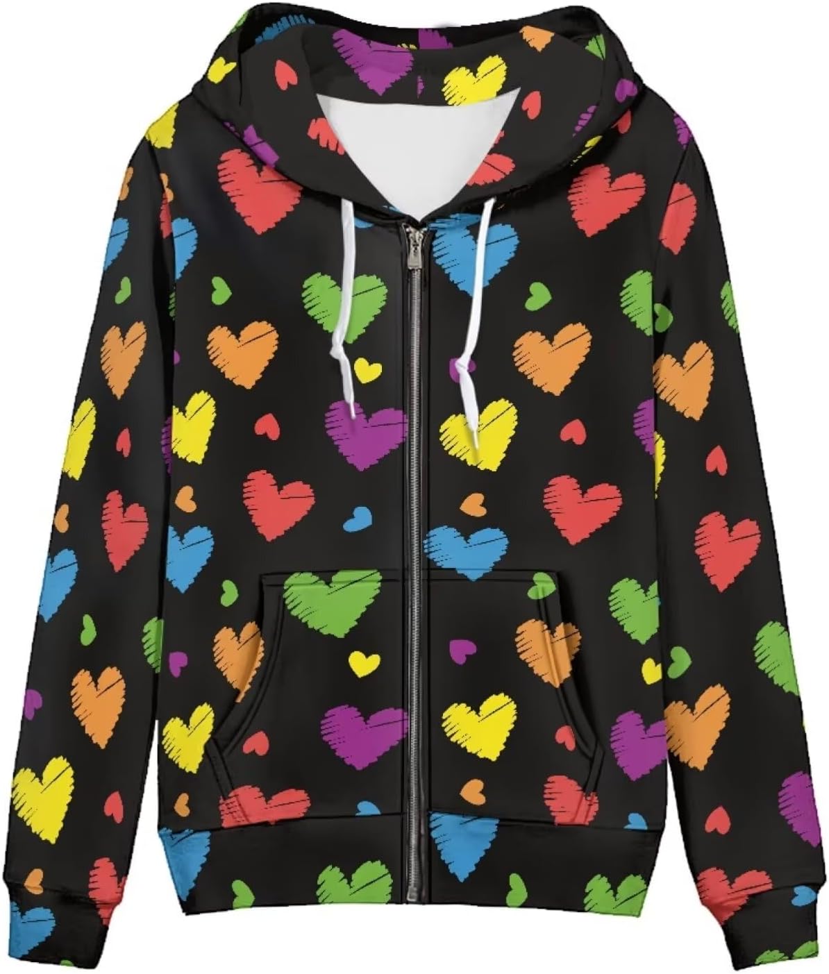 Deeptown Y2k Vintage Zip Up Hoodies Women Harajuku Hip Hop Letter Print