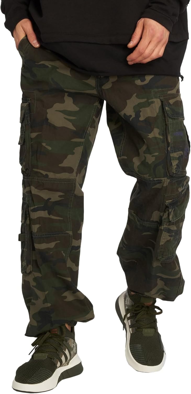Brandit Pure Vintage Pants, Klassische Cargohose, Viele Farben, Größen S bis 7XL