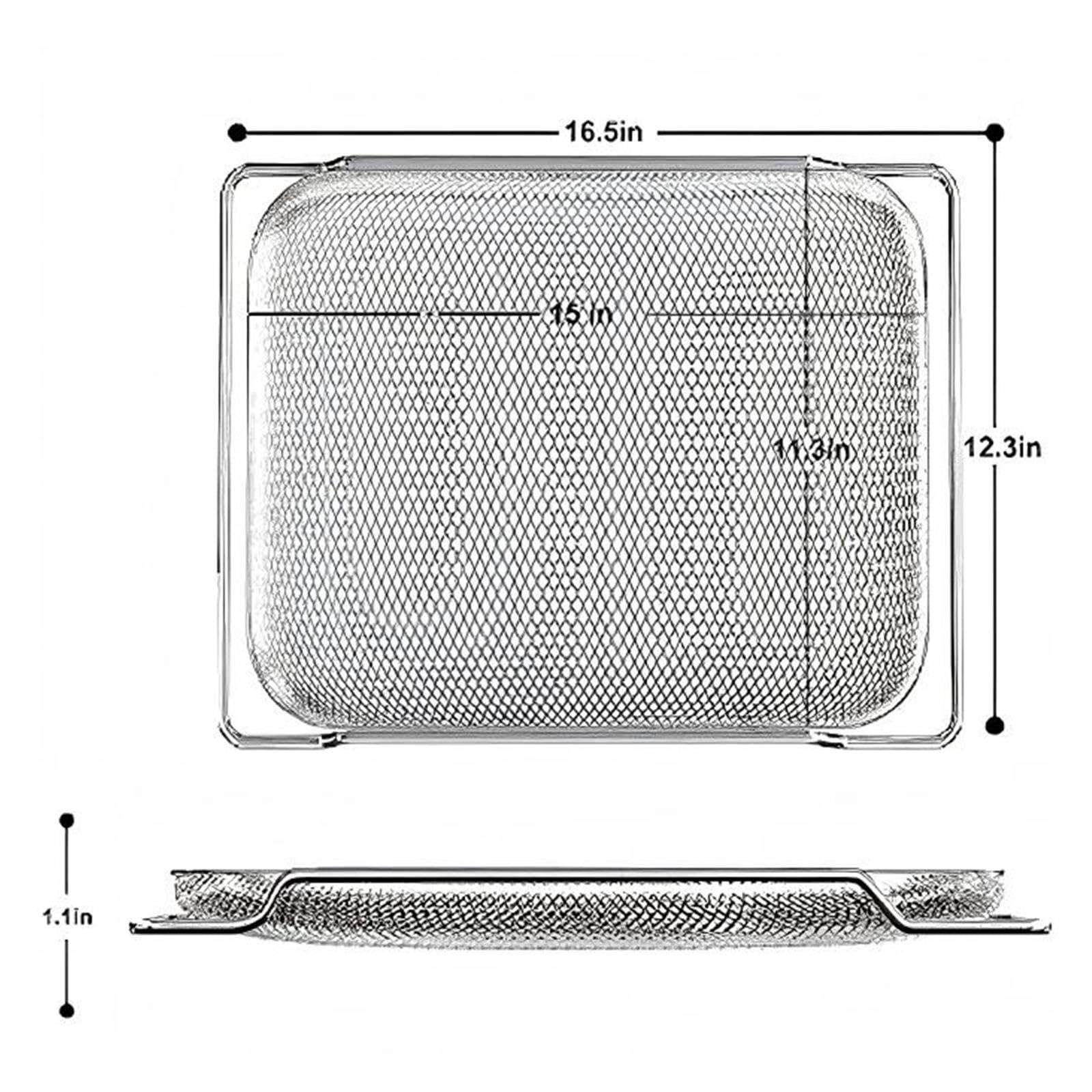 Sostituzione Del Cestello Della Griglia Della Friggitrice Ad Aria In Acciaio Inossidabile Compatible With Breville, Friggitrice Ad Aria Del Forno
