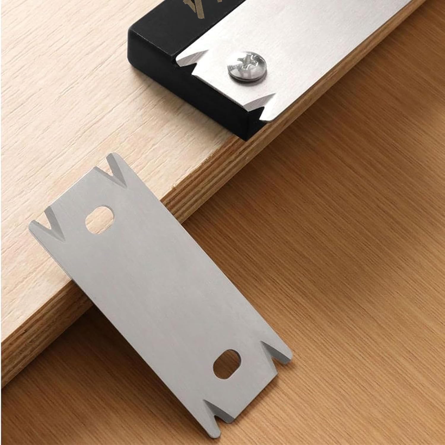 Furnierkantenschneider mit 1 Ersatzklinge, Kantenschneider Umleimer Holzbearbeitung Werkzeuge Handhobel, Edge Banding Trimmer,Holzgrate Holzkante Bänder Trimmer Einhandhobel für PVC ABS