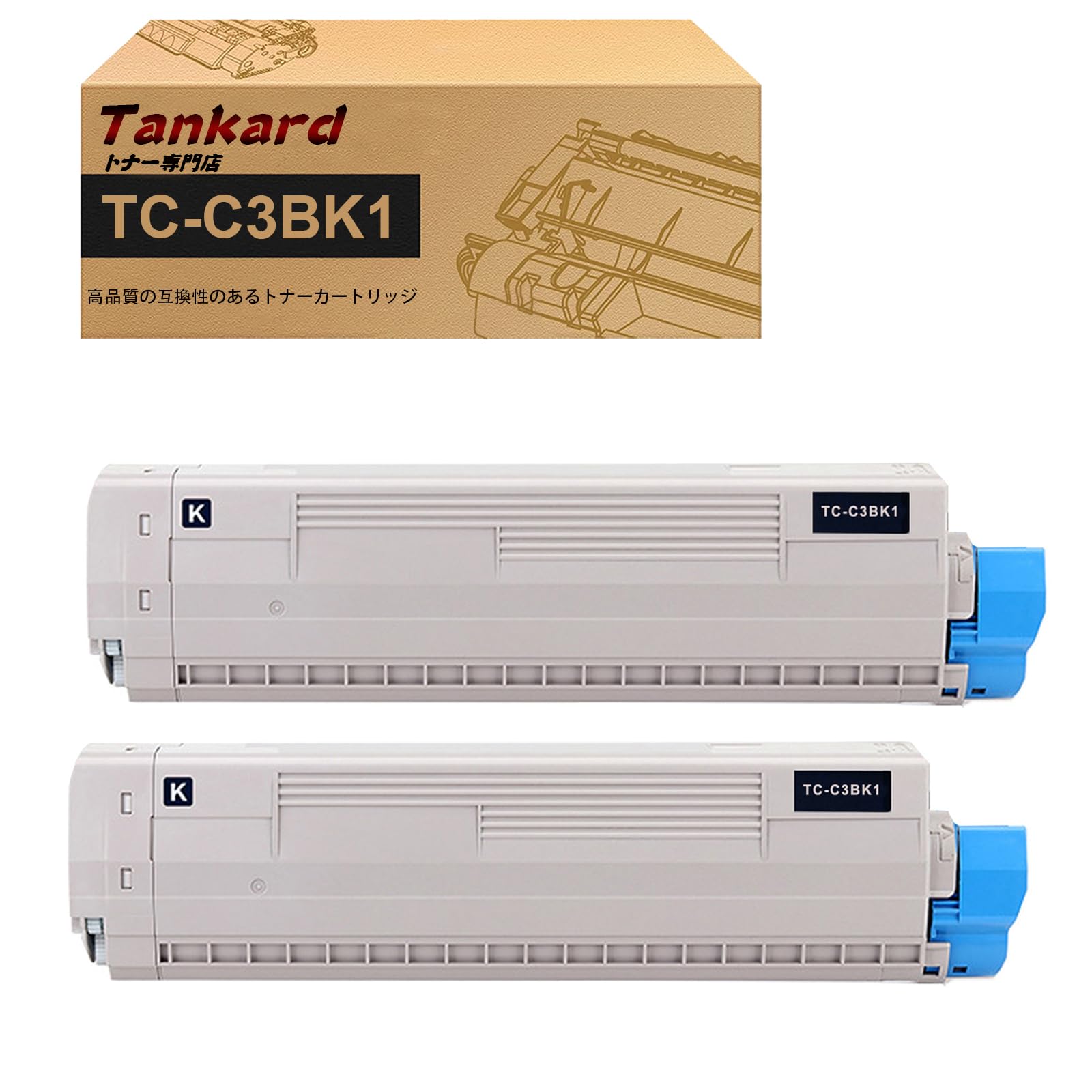 Amazon.co.jp: 【Amazon.co.jp限定】OKI用 TC-C3B TC-C3BK1 C844dnw