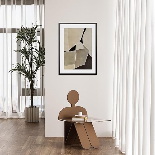 Vista 165 de Marco de 20 x 24 pulgadas, marco de fotos de 20 x 24 pulgadas, con paspartú a 16 x 20 pulgadas, marco de madera maciza, para colgar en la pared