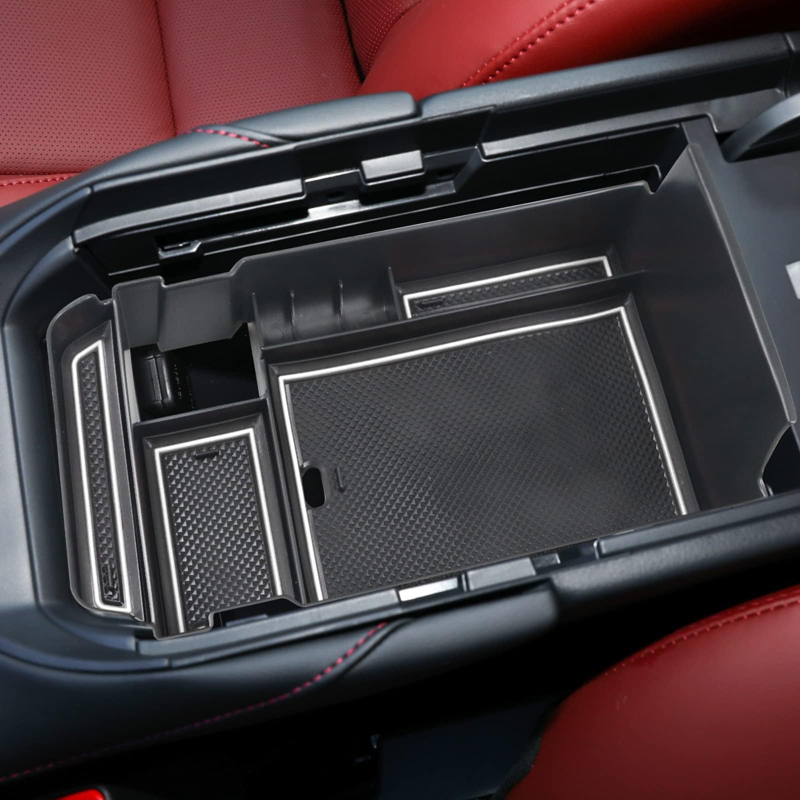 YEE PIN Car Center Console Armrest Box for Mazda CX30 CX-30 2019 2020-2022 Center Console Organizer ABS Materials Storage tray Storage Box Interior Accessories