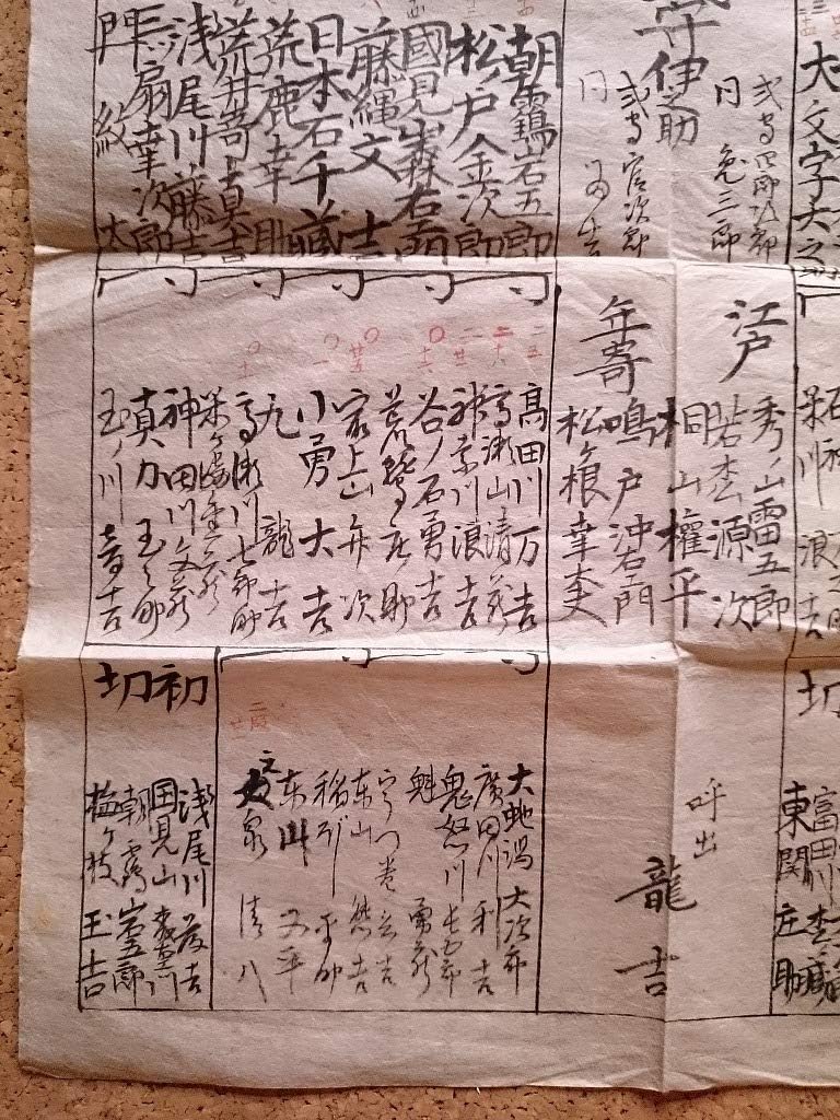 Amazon 江戸時代の相撲番付 手書き 大関 境川浪右衛門 猪王山森右衛門 大相撲 古い番付表 江戸期 歴史資料 B16 アニメ 萌えグッズ 通販
