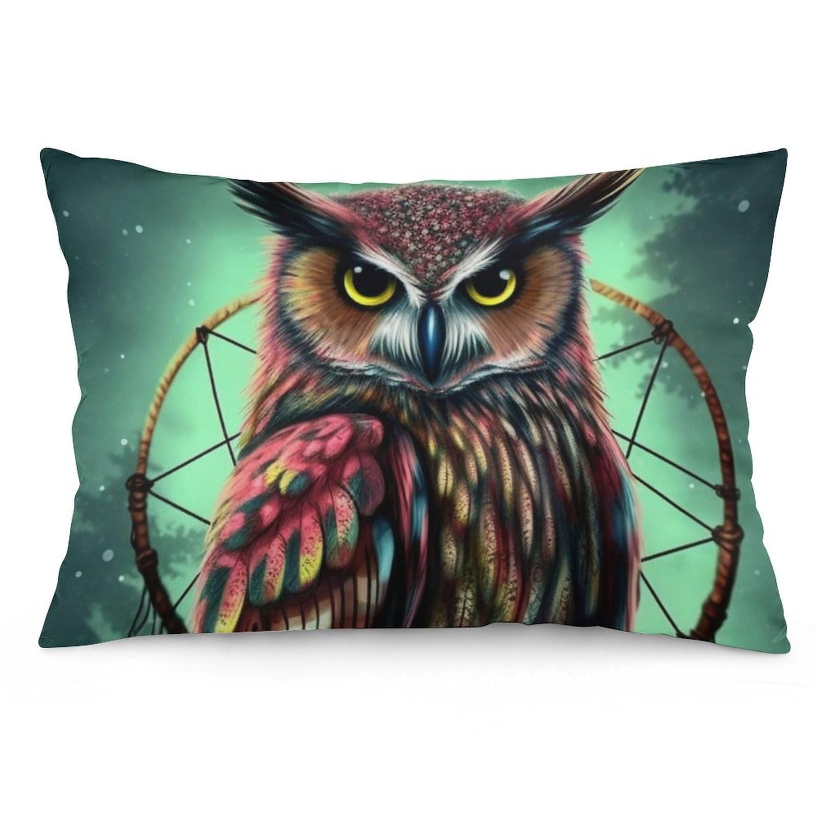 NTVOWPZO 2 Pack Decoration Throw Pillow Covers 16 "x24 Pillowcases Covers Owl Pillowcases Modern Farmhouse Home Decor Sofa Cushions Covers for Couch Bed Living Room