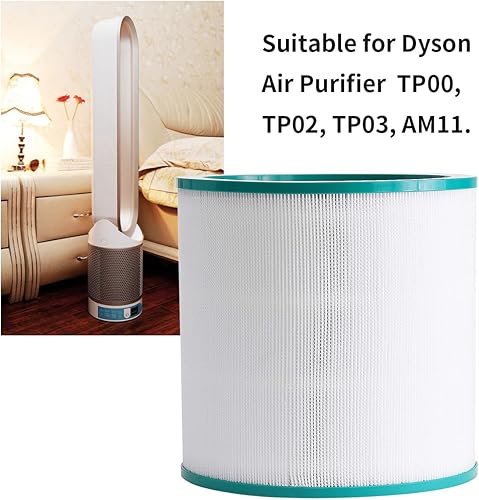 Miniatura 6 de WuYan Filtro Hepa de repuesto para purificador de aire de torre Dysons TP00 TP03 TP02 AM11 BP01, comparado con la parte # 968126-03
