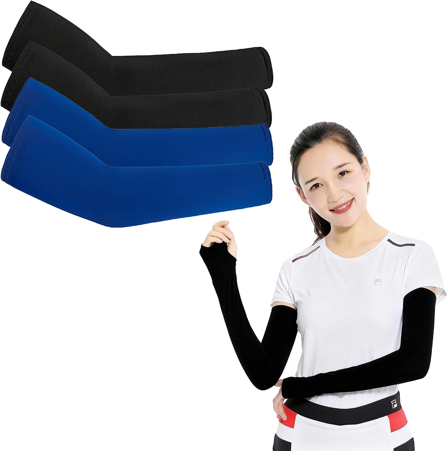 Elite | Sports Sleeves, Sun Protection Sleeves, Cycling Sleeves, Arm Protection, Protective Equipment, Suitable For Outdoor Sports, Travel, Cycling 2026