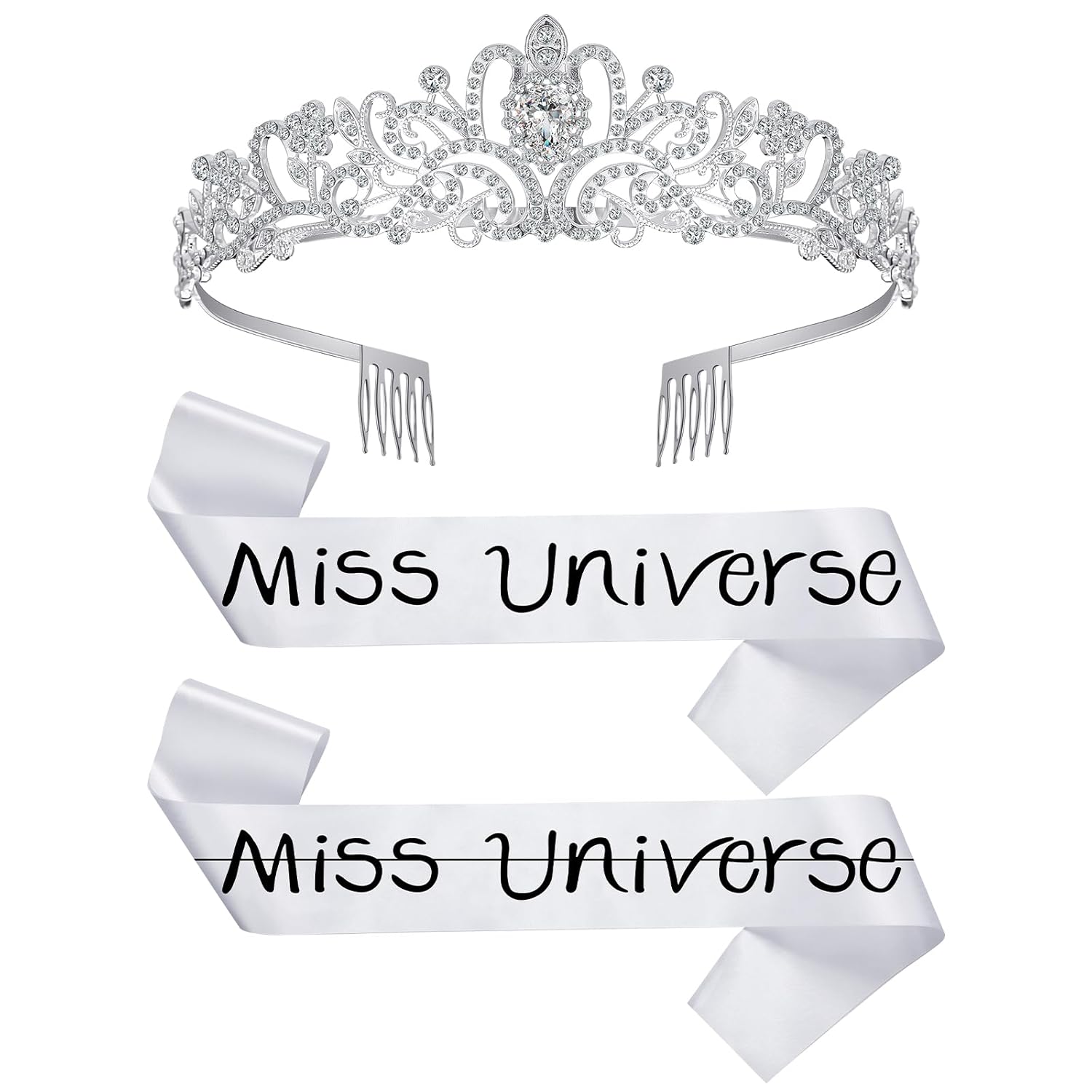 Yinkin 3 Pcs Halloween Miss Universe Costume Set Halloween