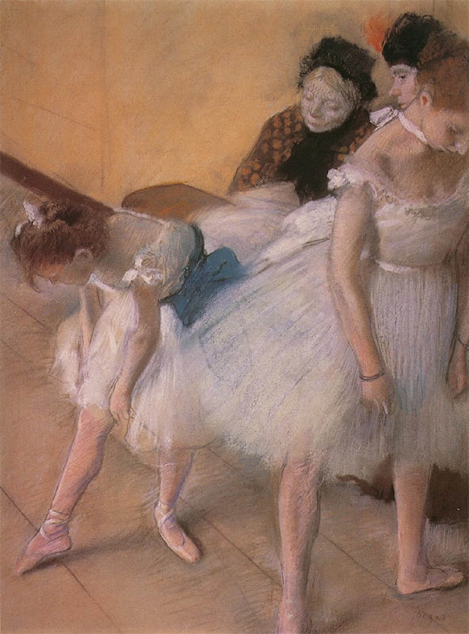 POSTERIIk Famous Print Pop Art Wall Art Graffiti the Dance Examination by Edgar Degas Art Prints for Home Decor 60x90cm