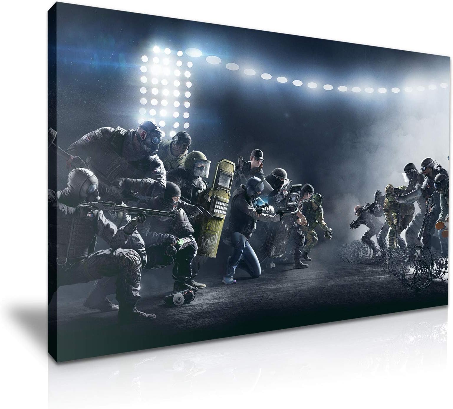 Rainbow Six Siege Faceoff Poster Canvas Art Print 76x50cm