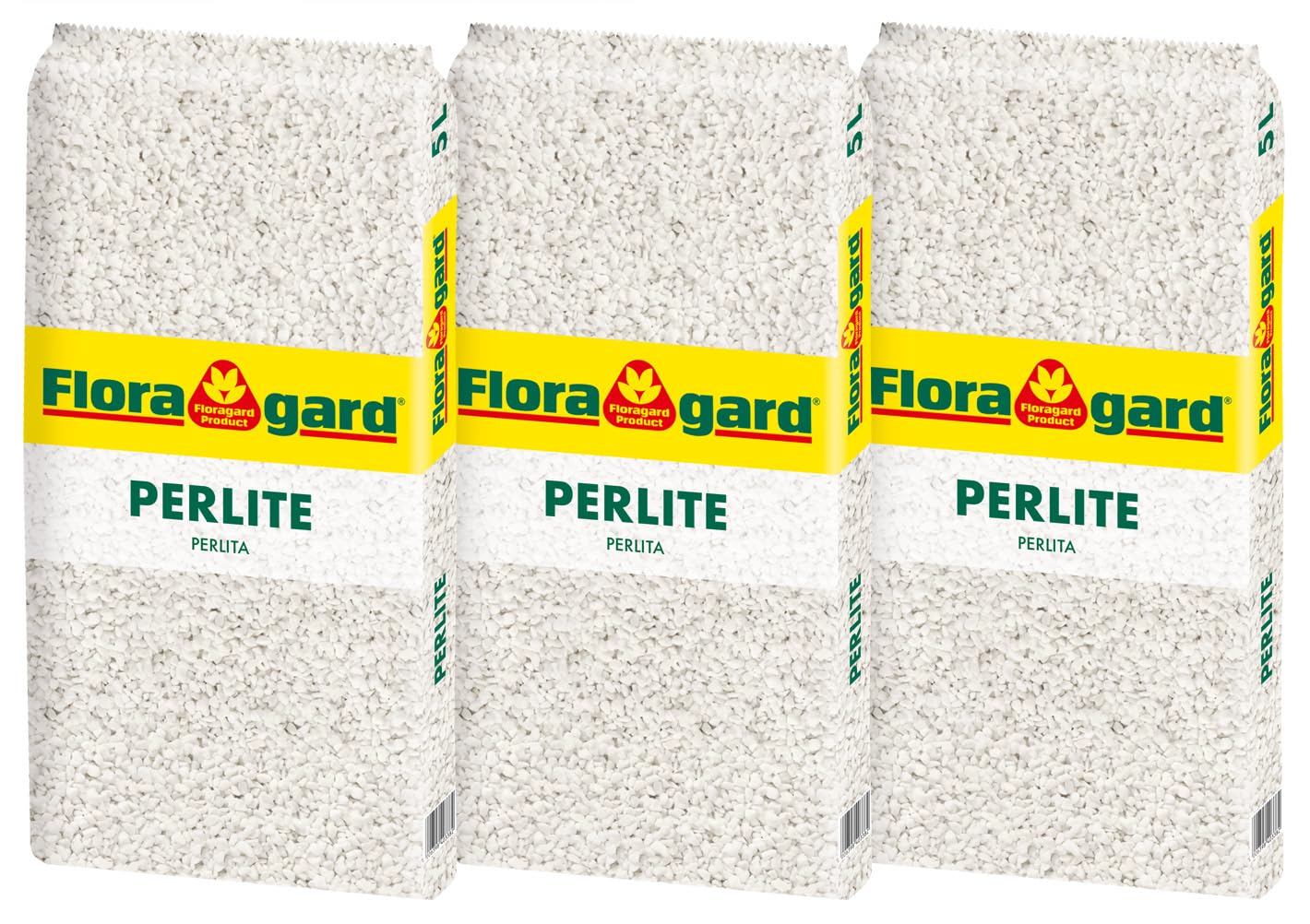 Floragard Perlite 3x5 Liter - Optimale Bodenbelüftung für gesundes Pflanzenwachstum
