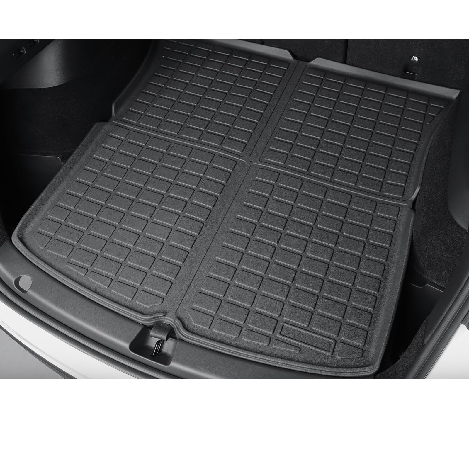 maty samochodowe Do Tesla Model Y 2024 tylna mata do bagażnika z przodu | Do Tesla przednich i tylnych mat bagażnika Akcesoria do wnętrza samochodu Podkładka ochronna(Trunk mat 1pc)