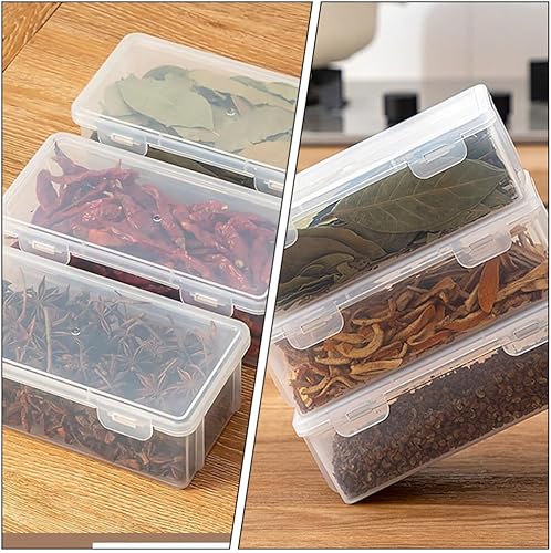 Miniatura 8 de Kichvoe Recipientes de almacenamiento sellados de plástico para condimentar pasta de espagueti hermética, paquete de 2