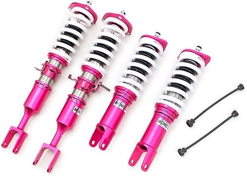 Godspeed MSS0270-B MonoSS - Kit de reducción de coilover (altura de conducción, tensión de muelle y amortiguación de 16 clics, para Infiniti G35