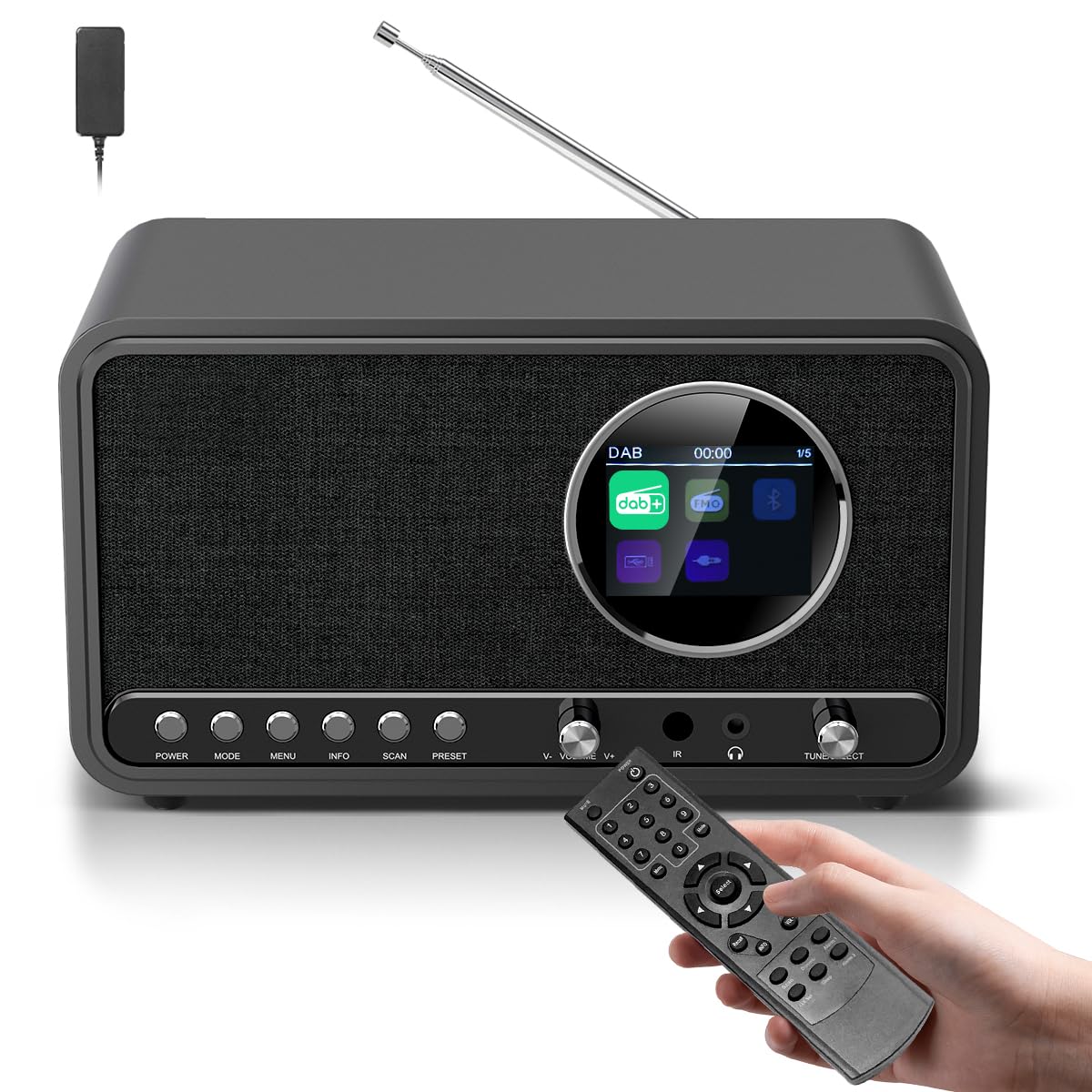 Radio DAB Plus con Bluetooth