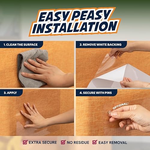 Miniatura 3 de 18 paquetes de hojas protectoras para muebles contra arañazos de gatos  Protector transparente para sofá y sofá contra las garras de los gatos