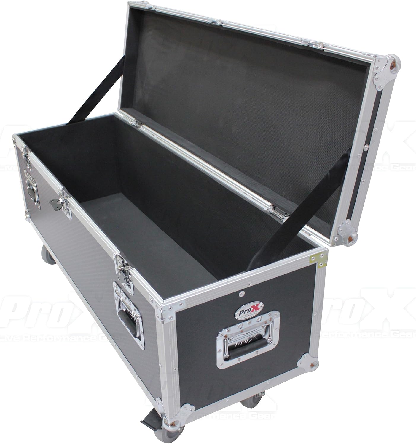 ProX XS-UTL10W ATA Utility Flight Travel Heavy-Duty Storage Road Case with 4" in casters – 47.5"x16"x16" Exterior