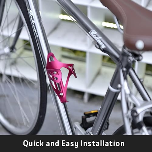 Miniatura 3 de N+1 Soporte para botella de agua para bicicleta, jaula ligera de aleación de aluminio para botellas de agua, adecuado para todo tipo de bicicletas