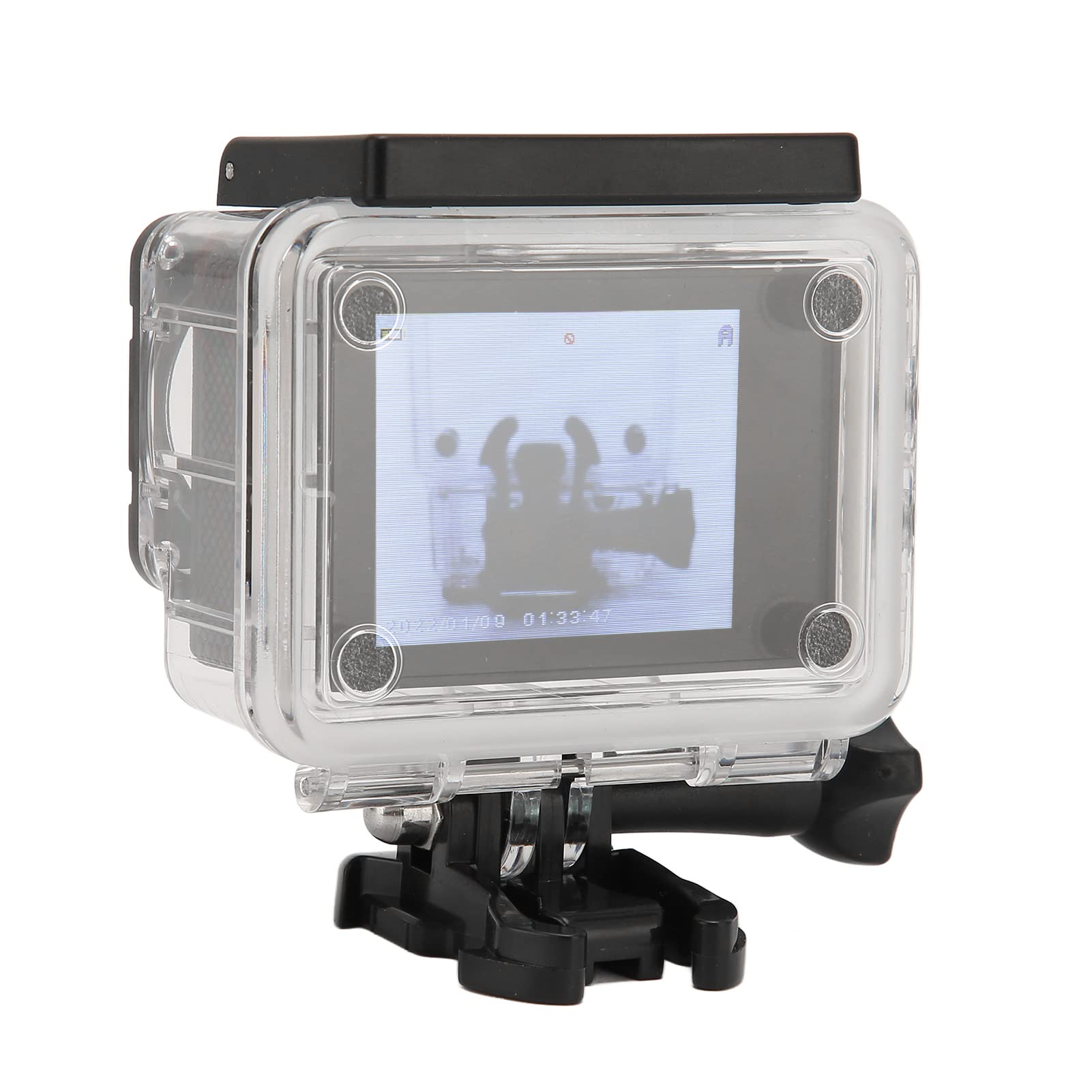 VBESTLIFE Action Camera, 1080P HD 2.0inch 12M Fotocamera Subacquea Impermeabile, Obiettivo Grandangolare 140 Gradi, Fotocamera per Sport Subacquei