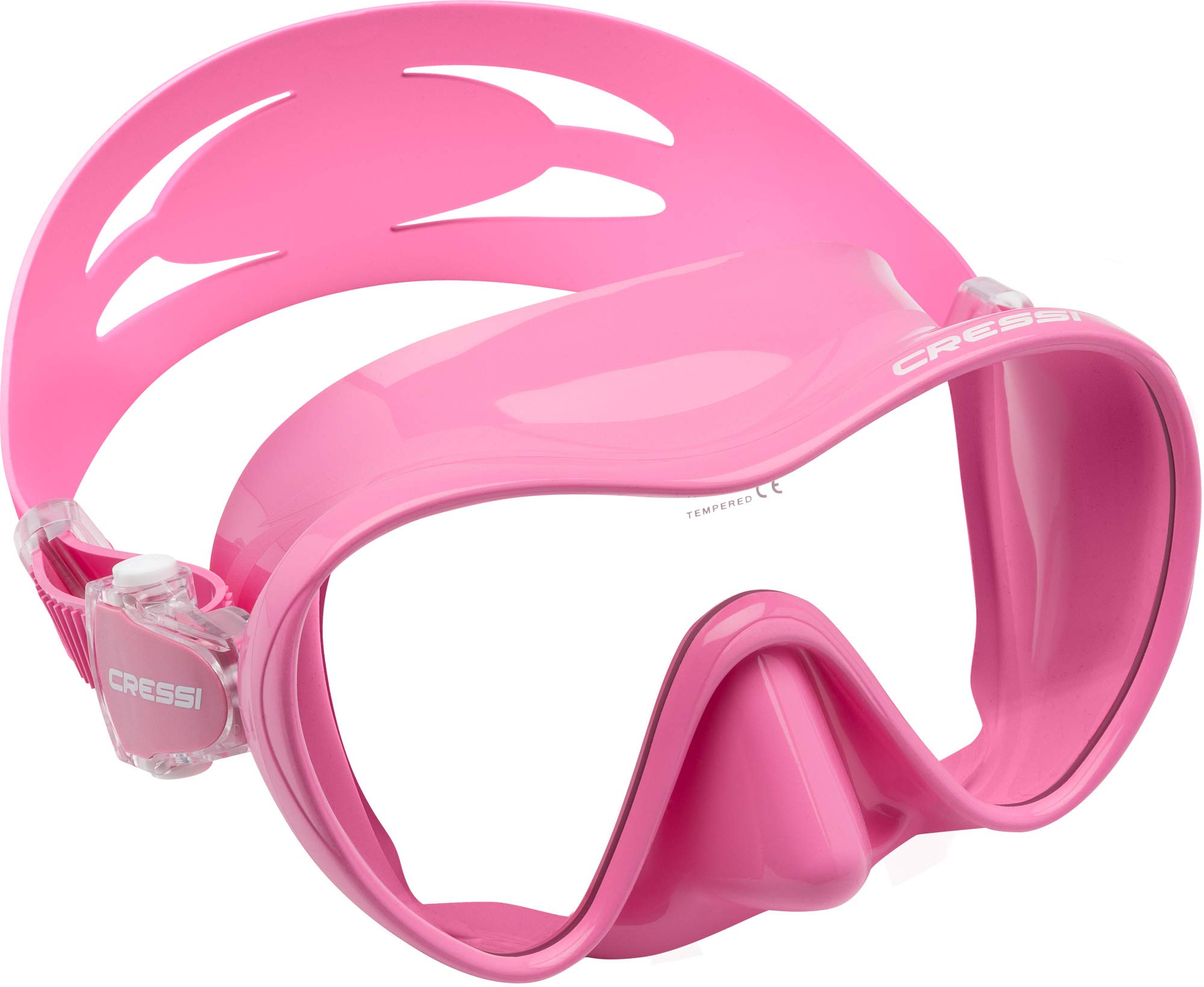 Cressi F1 Mask - Frameless Diving Mask Made in sof Silicone for Ensure Comfort and Seal