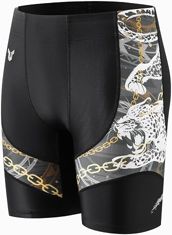 ADOREISM Mens Swim Shorts Athletic Quick-Dry UPF 50+ Swimsuit Jammers