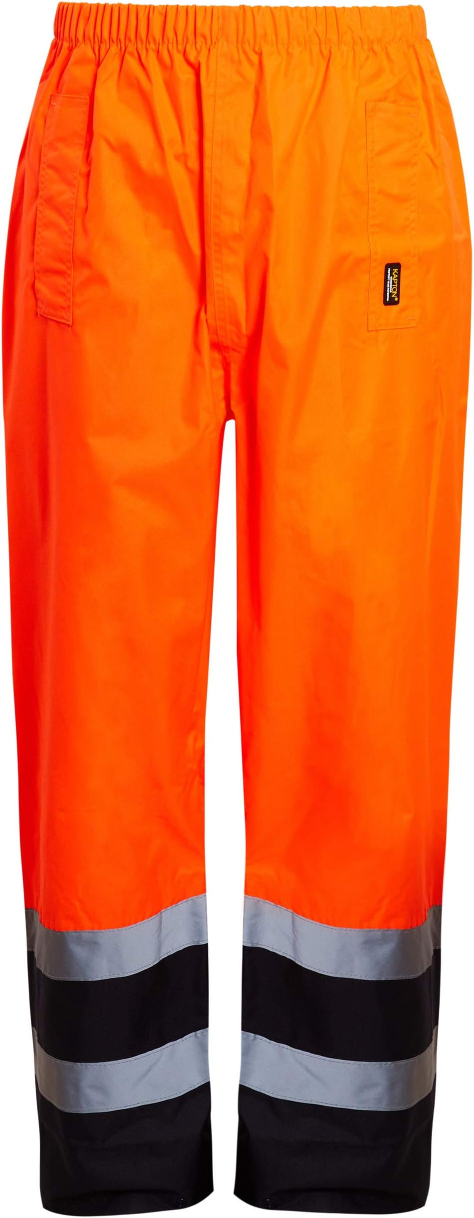 Mens Waterproof Rain Hi Vis Safety Over Trouser Work High Viz Visibility Pants