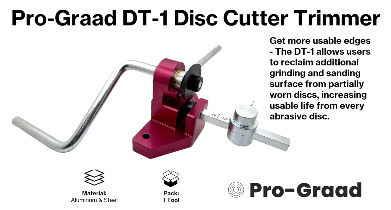 DT-1 Abrasive Disc Trimmer Extends Resin Fiber Disc Life 2X-3X