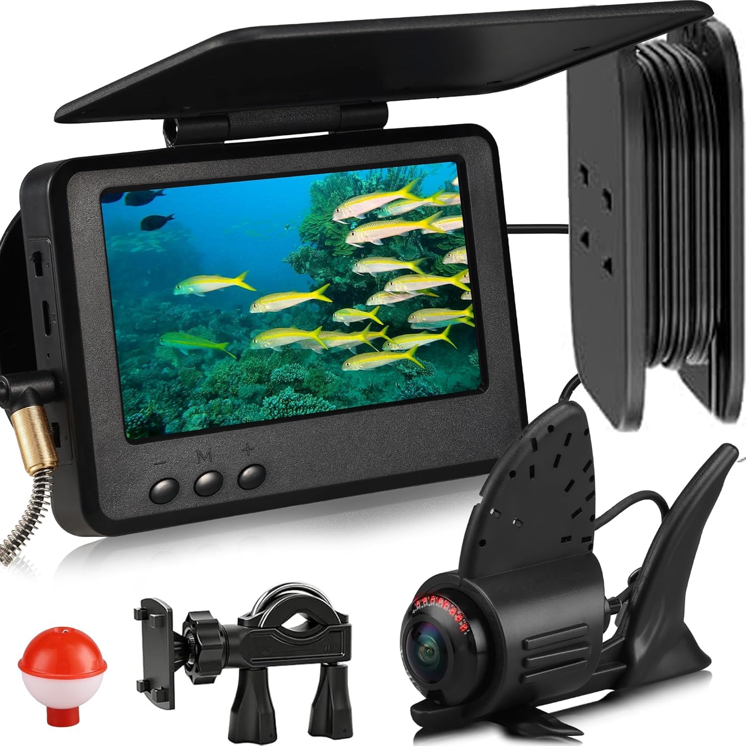 FishSure ๐ฎ๐ฌ๐ฎ๐ฒ ๐ก๐๐ช Underwater Fishing Camera 4.3''
